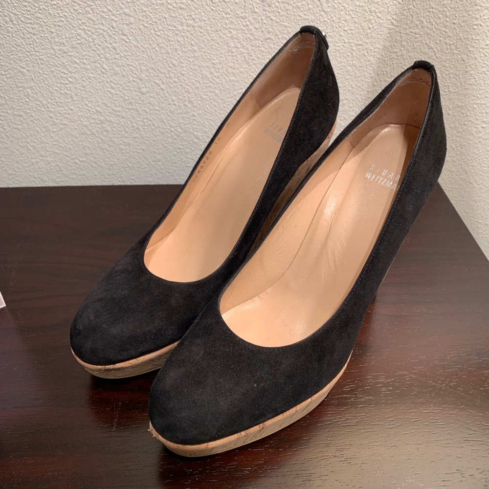 Stuart Weitzman Corkswoon Wedges